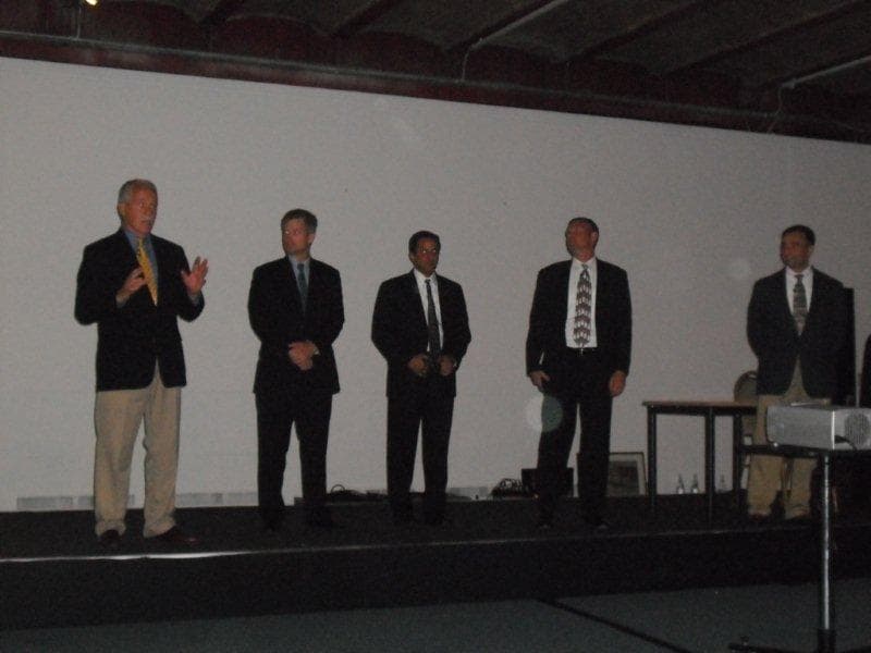 STS-119 Meeting 2009 38